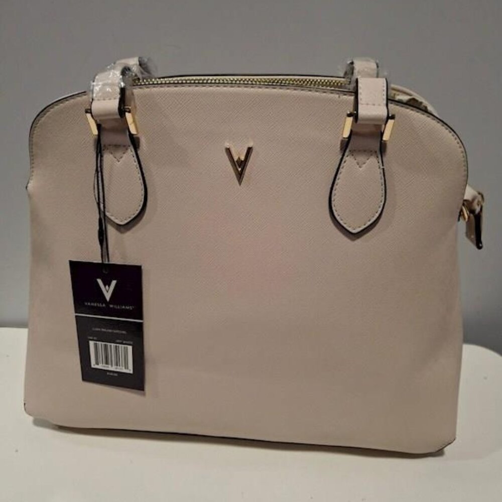 Vanessa Williams Women's Off White Size Large Lush Round Satchel